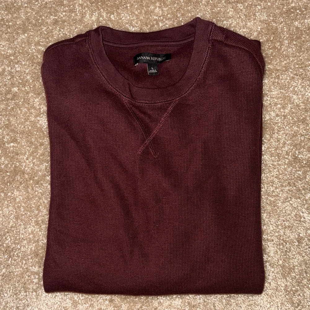 Banana Republic Men's Brushed Waffle Thermal